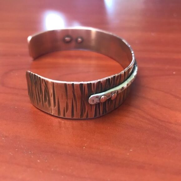 Mens Copper and Sterling Cuff, NWT - Picture 4 of 4
